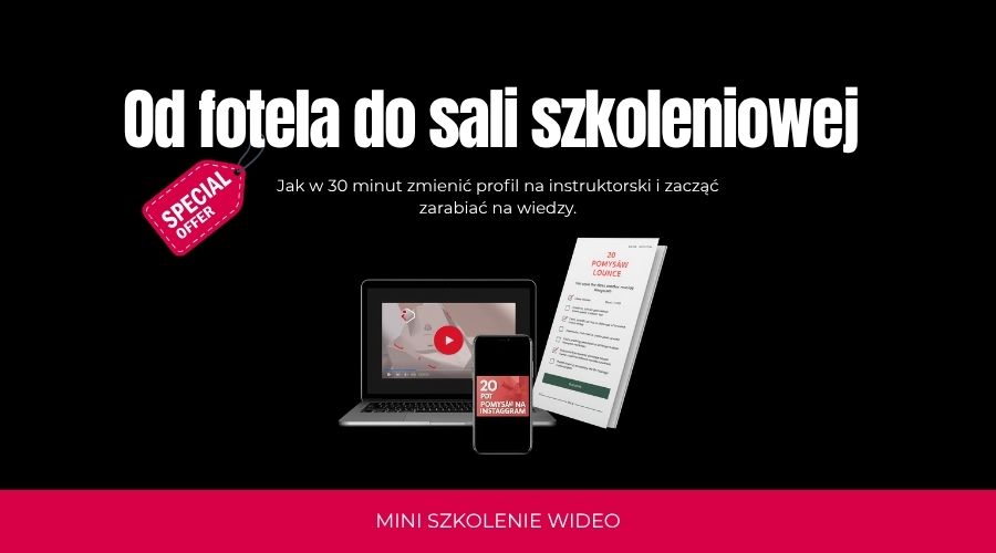 Od fotela do sali szkoleniowej – niech Twój Instagram przyciąga i kursantki, i klientki